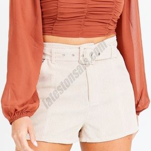 Altard state cream corduroy stylish shorts